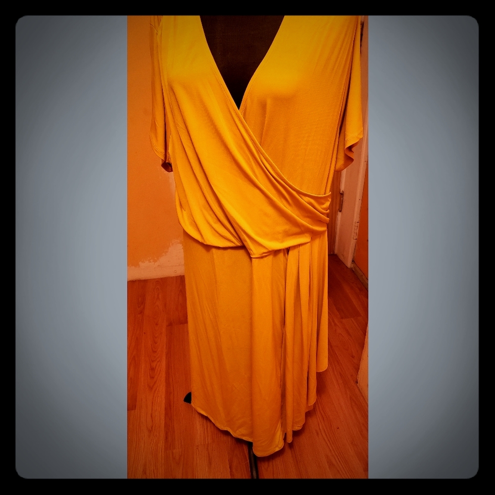 Jessica London mock wrap dress size 20
